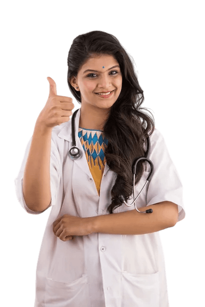Smiling doctor